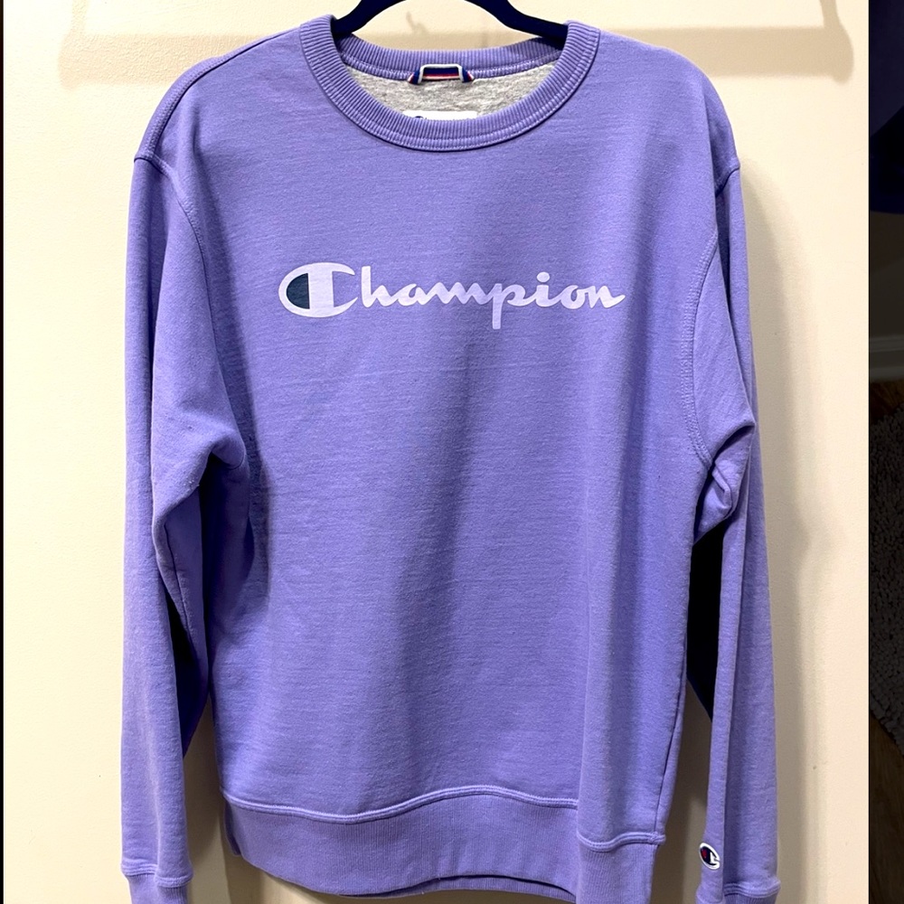 Used Purple Champion Sweatshirt (M)